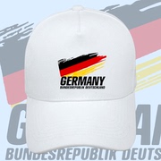 德国国家队世界杯欧洲杯足球迷队服男女休闲定制遮阳鸭舌棒球帽子
