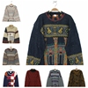 冬季意大利日本vintage复古古着孤品羊毛男装毛衣波普风抽象图纹