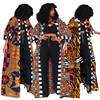 春季女装风衣非洲民族风女士外套长款印花African clothing