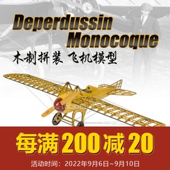 恒辉模型dw木制拼装飞机模型
