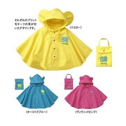 日本儿童雨衣轻薄速干甜美可爱婴幼儿男女宝宝，斗篷式雨披网红ins