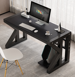 简约经济型双人台式电脑桌，家用一体书桌电竞桌学生写字台学习桌