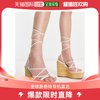 香港直邮潮奢 ASOS 女士Tanon 设计裹腿坡跟鞋(白色)
