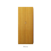 悦山组合家具衣柜简易板式柜子宿舍储物柜，榉木色80cm