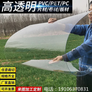 透明塑料板硬塑料隔板阳光雨棚耐力板胶片pvc挡板有机玻璃板透明