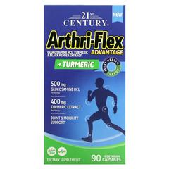 21世纪 Arthri-Flex Advantage+ 姜黄，90 粒素食胶囊