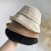 日系设计师款防晒帽子女，薄款棉麻夏季渔夫帽防晒遮阳帽时尚太阳帽