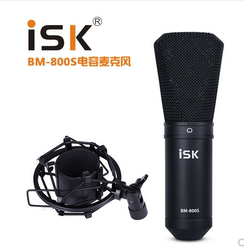 ISK BM800s指向麦克风笔记本电脑直播主播专用唱歌录音高保真话筒