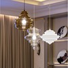 北欧现代简约餐厅酒吧灯创意个性灯具单头吧台咖啡厅玻璃灯罩吊灯
