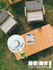 飞客铝合金蛋卷桌户外便携式折叠桌椅露营装备超轻长方形野餐桌子
