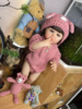苏苏女孩吃手指冬毛衣款仿真娃娃玩偶可入水宝宝生日礼物玩具