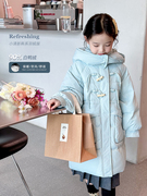 2023冬季儿童羽绒服90白鸭绒(白鸭绒，)韩系洋气，女童加厚外套中大童鸭绒服