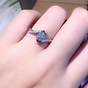 18K金钻戒20分30分50分钻石戒指女1克拉求订结婚铂金显钻