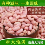 新货农家自种新鲜去壳生花生米红皮花生仁手工挑选原味4斤