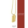 ALPJEWELRY五月系列时尚欧美设计师个性品牌简约立体金色吊坠项。