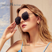 海伦凯勒眼镜偏光防紫外线太阳镜圆脸女百搭潮流墨镜H8922