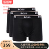 雨果博斯HUGO BOSS 男士徽标松紧带短裤平角内裤三件套装