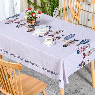 桌布防水防烫防油免洗餐桌布长方形茶几桌布，欧式桌布pvc台布家用