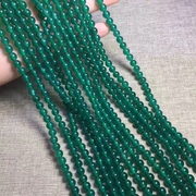 5a级绿玛瑙，水晶散珠圆珠半成品，diy饰品配饰