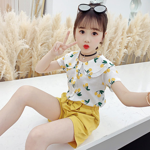 女童套装夏季2021夏装韩版儿童两件套中大童休闲运动套装潮款