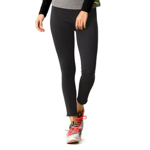 hosa浩沙瑜伽服女士双面穿美腿裤 简约纯色跑步健身修身长裤 含棉