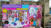 美泰barbie芭比娃娃新梦幻(新梦幻，)衣橱套装，换装女孩玩具送礼盒gbk10