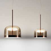 设计师款北欧后现代简约设计师，玻璃餐厅床室床头led吊灯