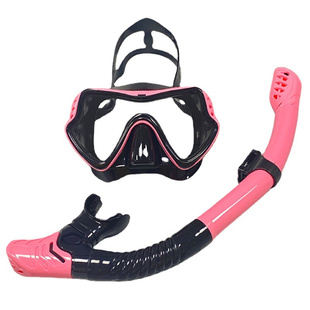 潜水镜浮潜二宝呼吸管套装，男女大框硅胶，面镜浮潜面罩潜水眼镜
