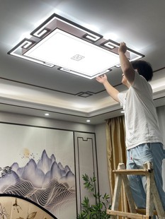 新中式吸顶灯led长方形圆形客厅，卧室茶室智能，中国风全屋套餐
