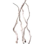1米5干树枝桃木枝实木龙骨枝装饰白色树枝