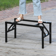 家用折叠桌子腿支架可折叠桌架子金属桌架 饭桌腿支架 餐台脚桌腿