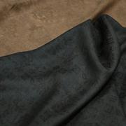 天然柞蚕丝布料，顺德老料莨绸香云纱，复古非遗古朴设计师服装面料