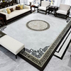 中式进口羊毛地毯手工地毯定制新高级轻奢客厅茶几卧室床边地毯