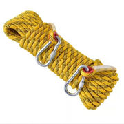 登山绳攀岩消防救生绳逃生绳，耐磨高空户外救援保险尼龙绳50米+双