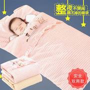 初生婴儿睡袋秋冬防踢被新生宝宝抱被睡袋两用纯棉加厚保暖神器