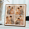 九宫格水晶摆台相框洗相片制做成框组合照片，宝宝儿童情侣婚纱挂墙