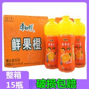 8月产康师傅鲜果橙汁味饮品水果味饮料瓶装500ml*5瓶 夏季饮