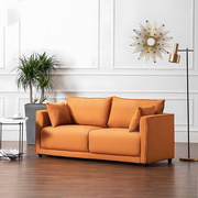 科技布艺沙发小租型北欧意式网红款双人二三人位出房用客户厅沙发
