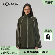 madeinnormal设计师品牌LOOKNOW秋冬23黑色时尚分割线外套