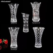 客厅花瓶水晶玻璃创意富贵竹大号欧式水i培创意，花瓶透明.家用插g