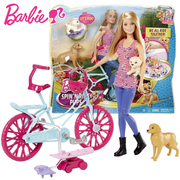 芭比娃娃狗狗骑行套装CLD94女孩生日礼物过家家礼盒套装儿童玩具