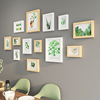 餐厅相框挂墙组合冲印做成实木画框，定制5寸7寸创意，个性照片墙装饰