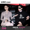 lincchic金羽杰卫衣女，美式复古卫衣中长款连帽卫，衣女款hd395y