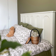 美式实木床现代简约白色奶油风公主床1.5米1.8米双人床主卧法式床