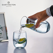 英国进口dartington水晶冷水壶水杯套装杯子家用带把高档