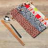 筷子勺子收纳布袋棉麻餐具旅行 便携叉袋子定制1双2双5双装日式