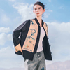 素萝原创×素月过松心新中式女装立领上衣，2023国风刺绣外套
