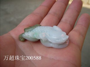 缅甸翡翠貔貅挂件吊坠玉器，玉饰瑞兽雕件佩饰，万超珠宝200588