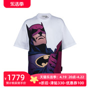 LANVIN/浪凡DC联名蝙蝠侠全棉短袖超大款T恤男士XY