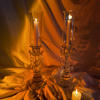 欧式水晶玻璃蜡烛台烛光晚餐婚庆，婚礼烛台道具餐桌，装饰烛台摆件